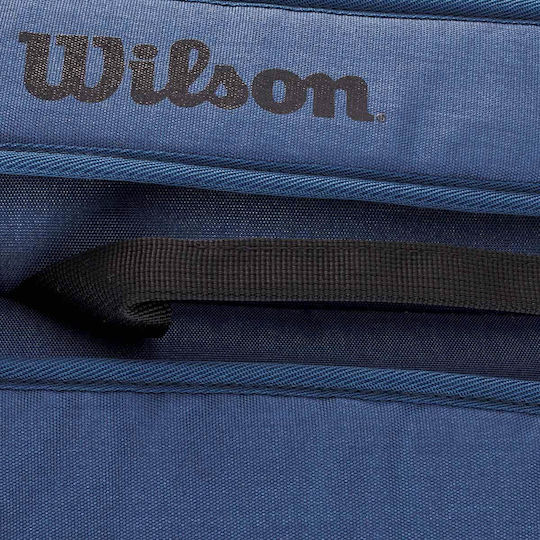 Wilson Ultra Tour V4 Τσάντα Πλάτης Τένις 6 Ρακετών Μπλε