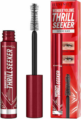 Rimmel Wonder Volume Thrill Seeker Mascara für Band & Länge Extreme Black 8ml