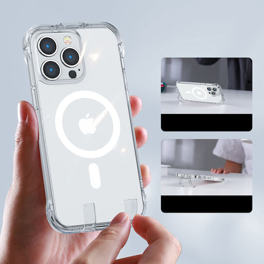 Joyroom Back Cover Silicone Magnetic Transparent (iPhone 14 Pro)