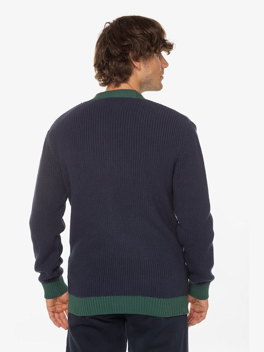 U.S. Polo Assn. Neil Men's Knitted Cardigan with Buttons Navy Blue