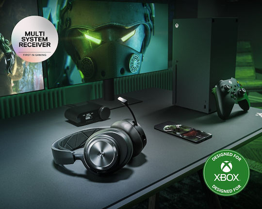 SteelSeries Arctis Nova Pro Wireless XBOX Over Ear Căști Gaming cu Conectivitate Bluetooth pentru XBOX