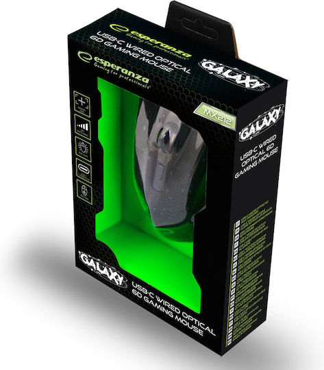 Esperanza EGM212 Gaming Mouse Black