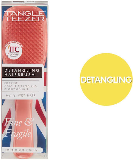 Tangle Teezer The Wet Detangler Fine & Fragile Βούρτσα Μαλλιών Cinnamon