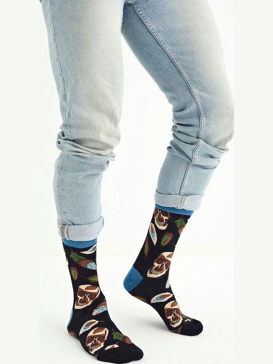 Soma Socks Skulls Bones Ανδρικές Κάλτσες με Σχέδια Πολύχρωμες 3Pack