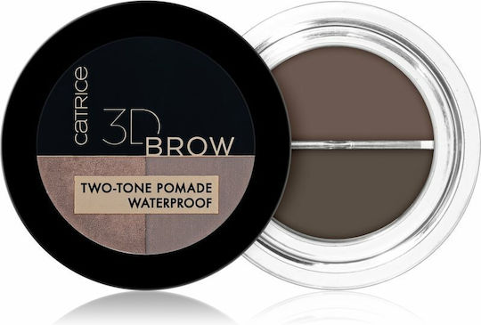 Catrice Cosmetics 3D Wasserdichte Pomade für Augenbrauen 020 Medium To Dark Zweifarbig