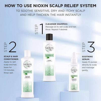 Nioxin Scalp Relief Serum de fortifiere pentru Par Toate Tipurile Liniștitor 100ml