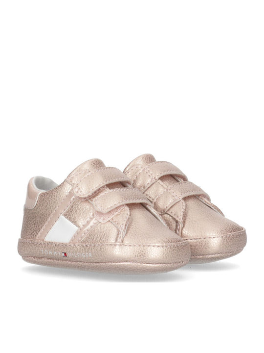 Tommy Hilfiger Βρεφικά Sneakers Αγκαλιάς Ροζ