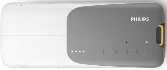 Philips Waterproof Bluetooth Speaker 10W with Battery Life up to 12 hours White TAS4807W/00