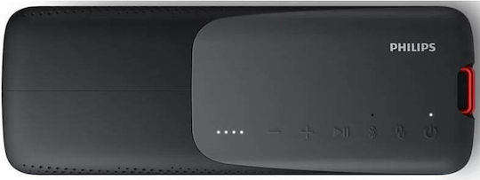 Philips TAS7807B Αδιάβροχο Ηχείο Bluetooth 40W με Διάρκεια Μπαταρίας έως 12 ώρες Μαύρο