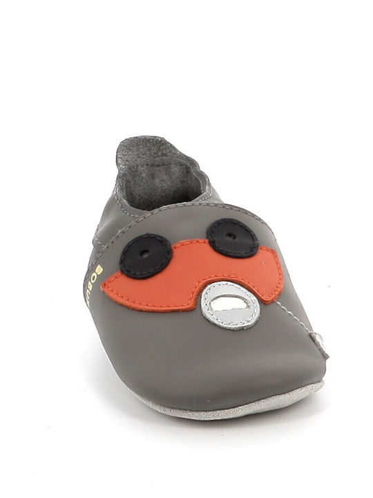 Bobux Baby Slippers Gray