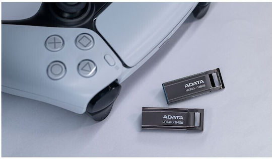 Adata UR340 128GB USB 3.2 Stick Ασημί