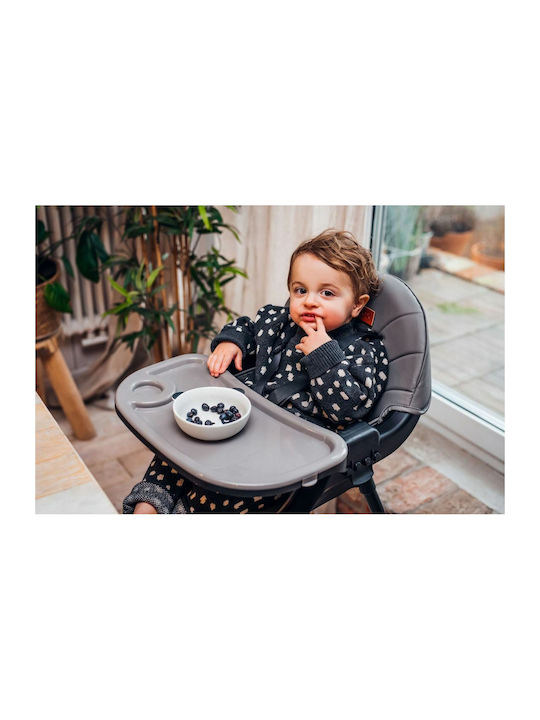 Momi Flovi Baby Highchair 3 in 1 with Adjustable Height Dark Gray
