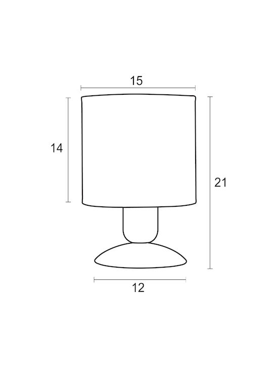 ArkoLight Kinder Nachttischlampe Globus Grün 15x15x25εκ.