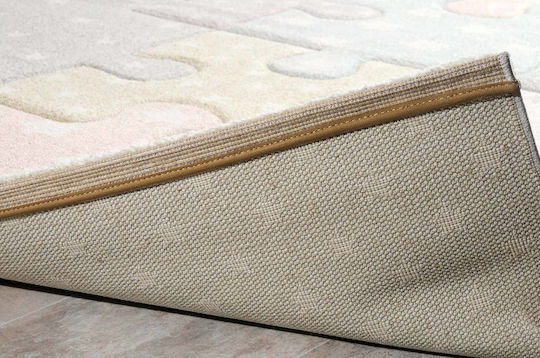Tzikas Carpets Παιδικό Χαλί Αστέρια Πολύχρωμο 133x190cm Πάχους 13mm