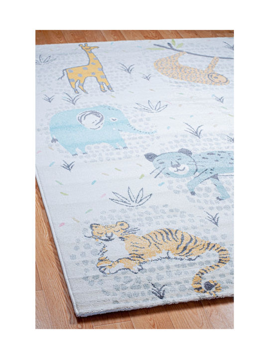 Klonaras 257 Παιδικό Χαλί Multicolor 160x230cm Πάχους 10mm