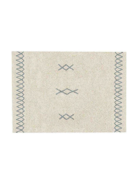 Lorena Canals Handmade Kids Cotton Rug Atlas 170x240cm Blue