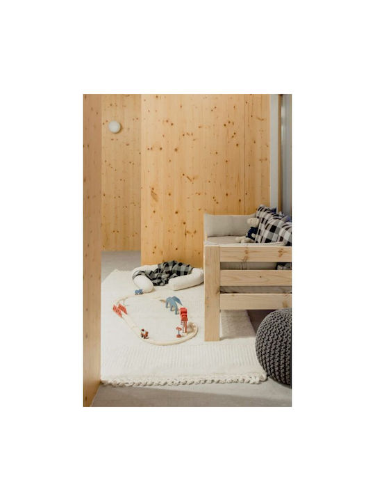 Lorena Canals Kids Synthetic Rug Ari Sheep 120x170cm White