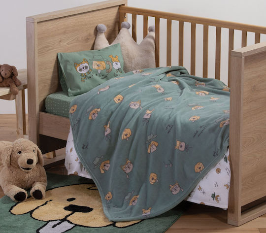 Nef-Nef Homeware Spy Squad Детско килимче Памучно Зелен 100x100см Nef-Nef Homeware Spy Squad Детско килимче Памучно Зелен 100x100см