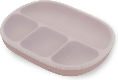 Interbaby Baby Food Plate made of Silicone Pink