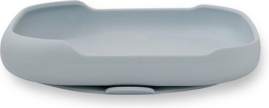 Interbaby Baby Food Plate made of Silicone Gray