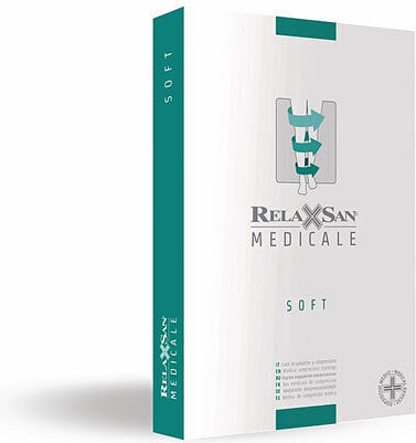 Relaxsan Medicale Soft Καλσόν Διαβαθμισμένης Συμπίεσης με Ανοικτά Δάκτυλα 15-21 mmHg Μπεζ