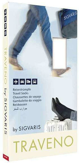 Sigvaris Traveno Long Socks Calf High Graduated Compression 15-18 mmHg Marrone