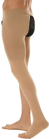 Relaxsan Medicale Classic Sock Monocollant Graduated Compression Right Open 15-21 mmHg Beige