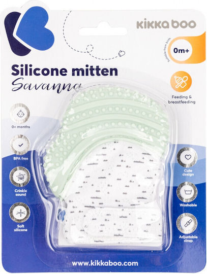 Kikka Boo Savanna Teething Glove BPA Free Silicone for 0 m+