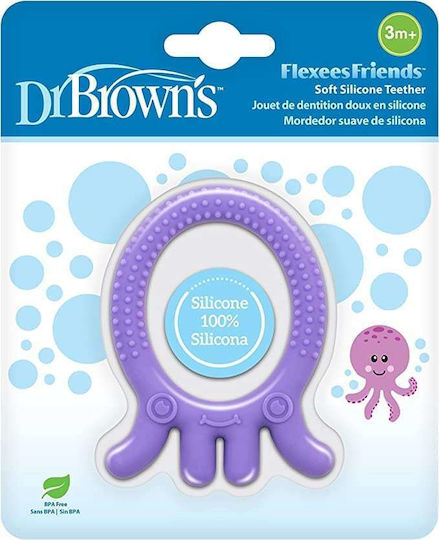 Dr. Brown's Octopus Teething Ring made of Silicone for 3 m+