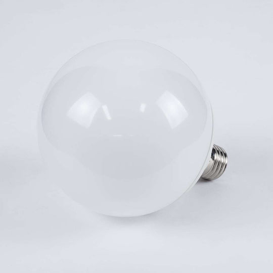 GloboStar LED Bulb 20W 160mm for Socket E27 and Shape G125 Natural White 1940lm