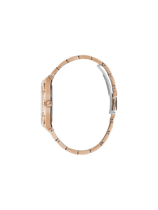 Guess Ceas cu Rose Gold Brățară Metalică