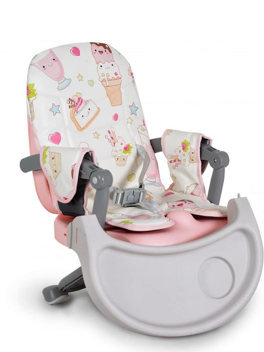 Cangaroo Portable Plastic Booster Seat for Chair Kiwi Cupackes