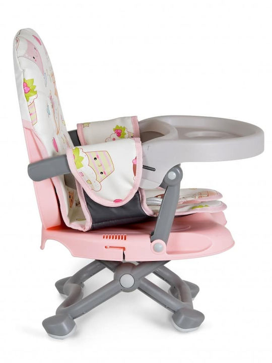 Cangaroo Portable Plastic Booster Seat for Chair Kiwi Cupackes