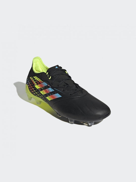 adidas Copa Sense.2 Fußballschuhe mit Stollen Core Black / Bright Cyan / Team Solar Yellow