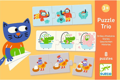 Kids Puzzle Φτιάχνω τις Ιστοριούλες for 3++ Years 8pcs Djeco