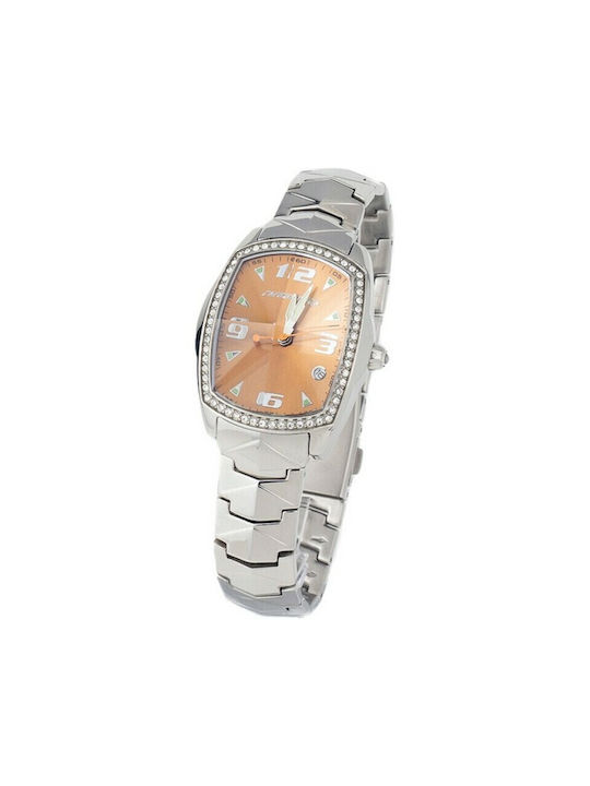 Chronotech Uhr mit Silber Metallarmband CT7504LS-06M