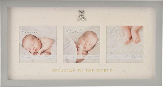 Bambino Mio Wooden Photo Frame Welcome to the World 10x10cm