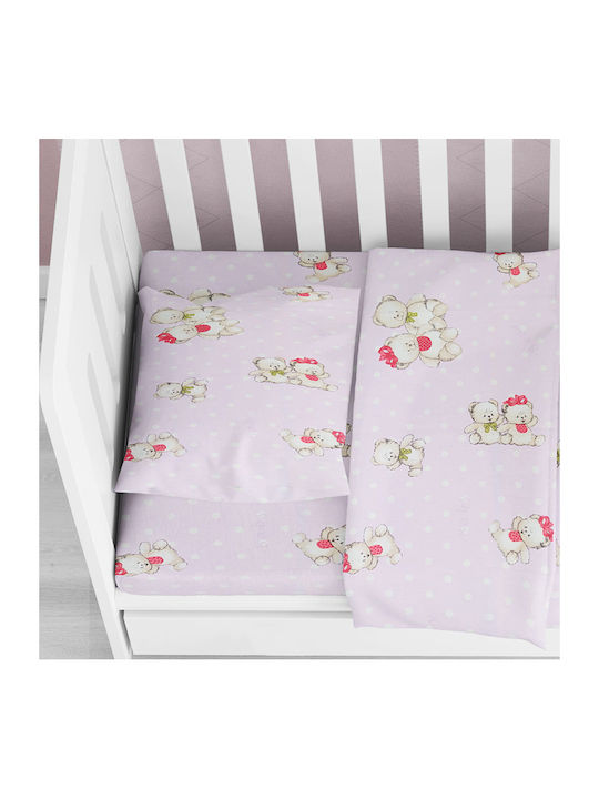 Dimcol Baby Kissenbezug Flieder 35x45cm