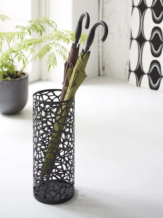 Yamazaki Regenschirmständer Metallisch Schwarz 19x19x46.5cm 1Stück