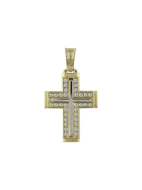 Triantos Women's Gold Cross 14K