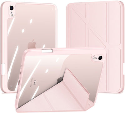 Dux Ducis Magi Flip Cover Σιλικόνης Ροζ (iPad mini 2021)