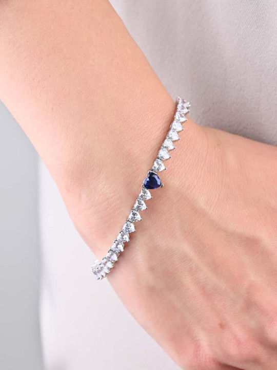 KIKI Fantasy Collection bracelet in sterling silver and cubic zirconia with cubic zirconia