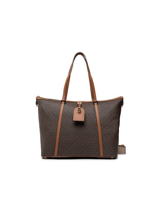 Michael Kors Leather Women's Bag Shopper Shoulder Brown
