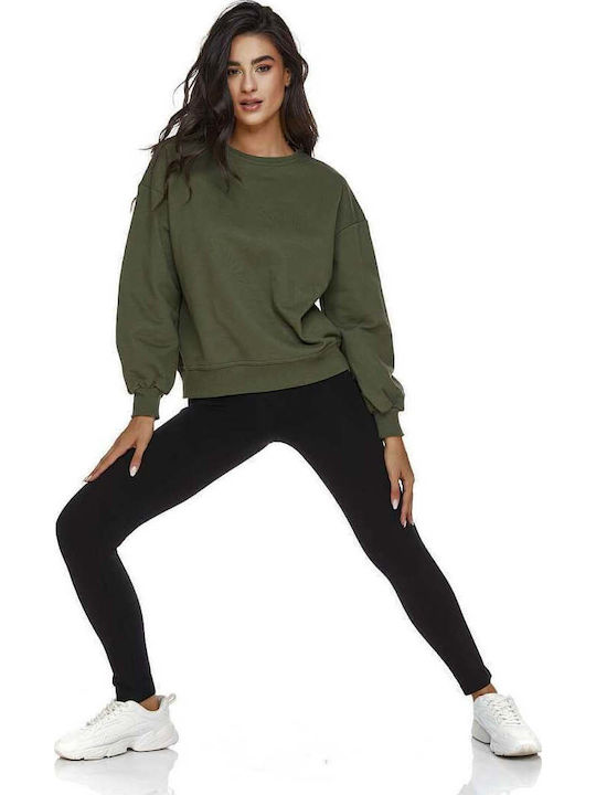 Damen Sweatshirt Khaki