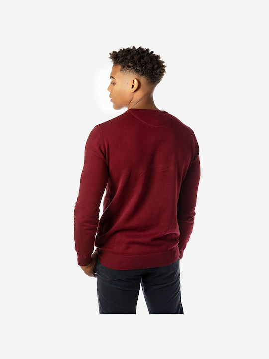 Camaro Men's Long Sleeve Sweater Burgundy