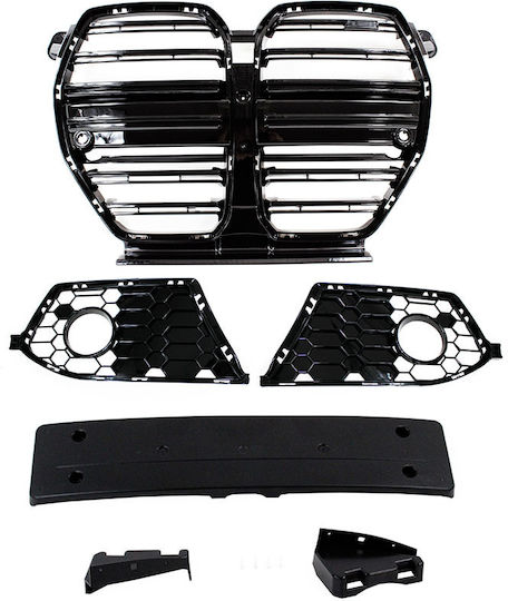 Carner Bumper de Autoturism Partea din față cu PDC și Găuri pentru Faruri Compatibil cu BMW F30 2011-2019 G20