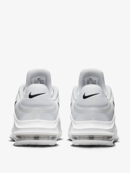 Air Max Impact 4 Low Basketball Shoes White / Pure Platinum / Black