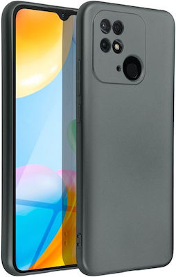 Forcell Metallic Silicone Back Cover Gray (Redmi 10C)