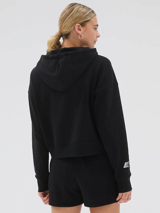 New Balance Essentials Sweatshirt Black with Hood