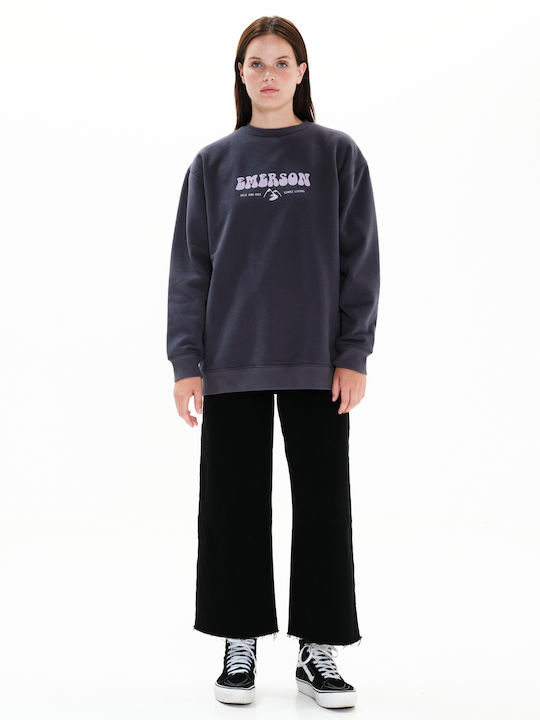 Wild And Free Long Women's Sweatshirt Stone Grey